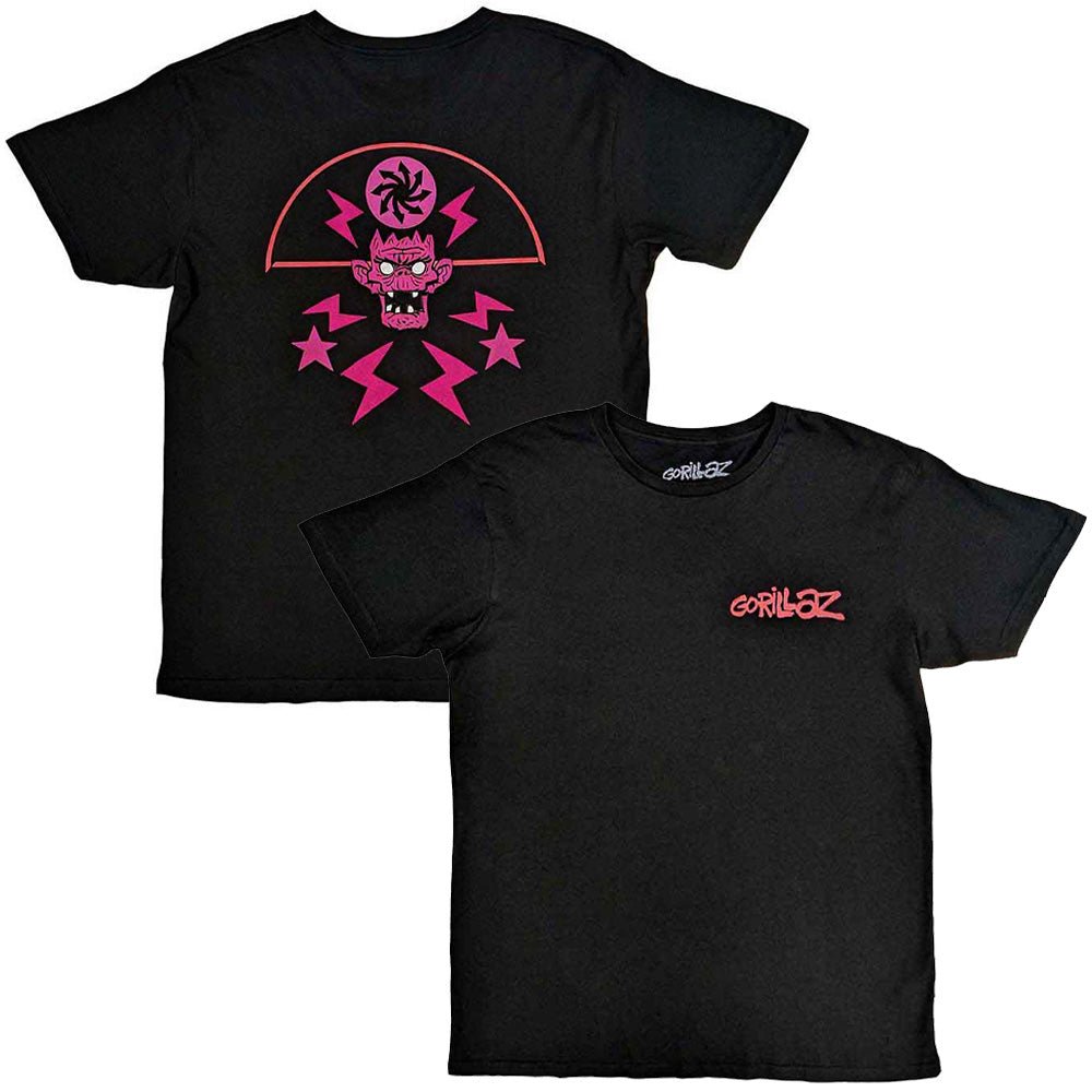 GORILLAZ ゴリラズ - Cult of Gorillaz / バックプリントあり / Tシャツ / メンズ - PGS